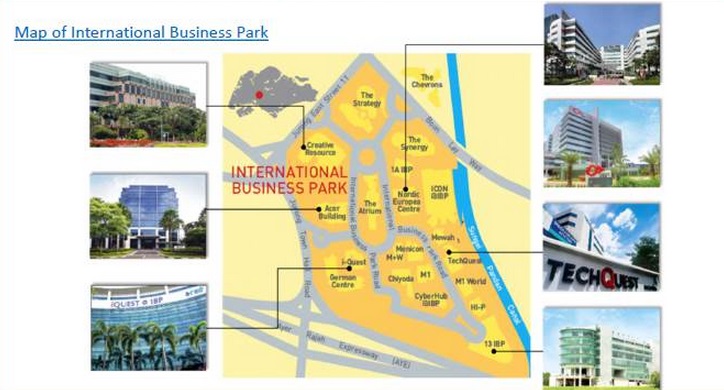 International Business Park Map