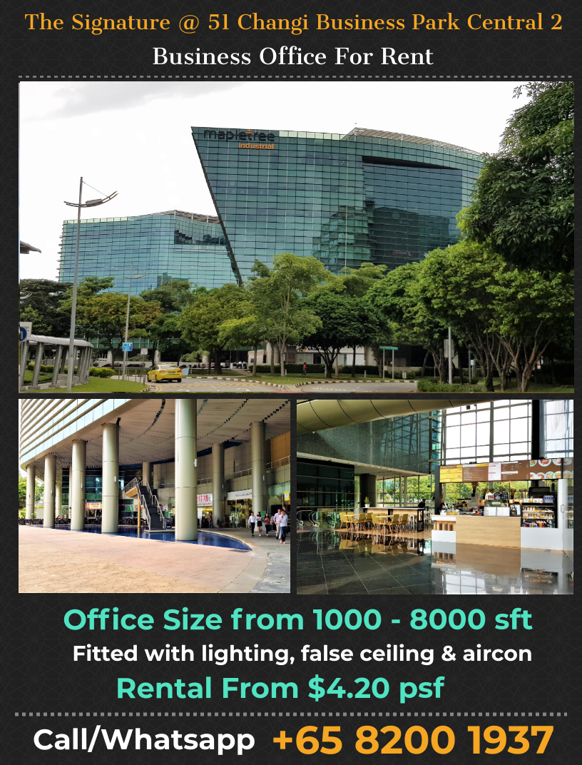 The Signature Changi Business Park Office for rent