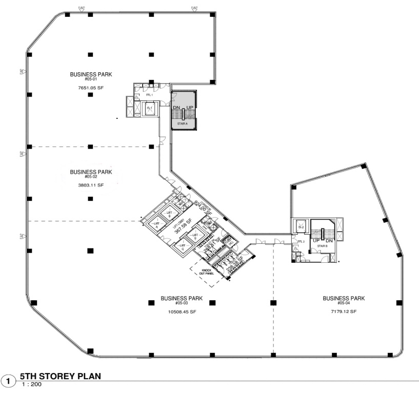 Razer SEa HQ Business Park Floor plan