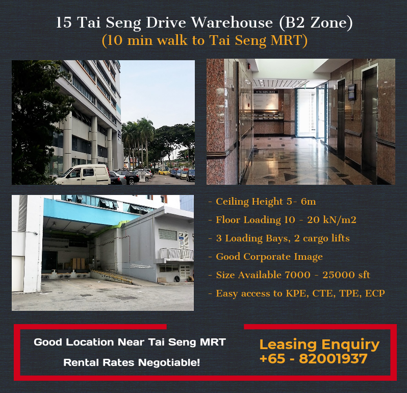 Tai Seng Warehouse For Rent