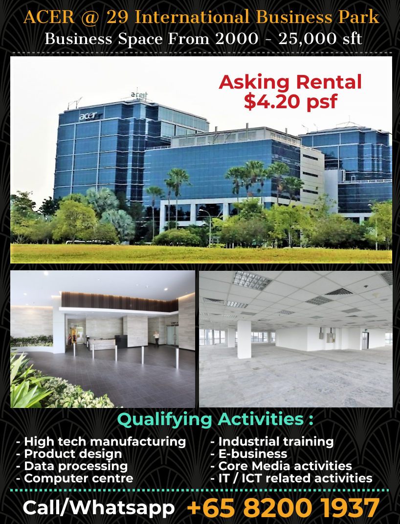 ACER office for rent at International Business Park