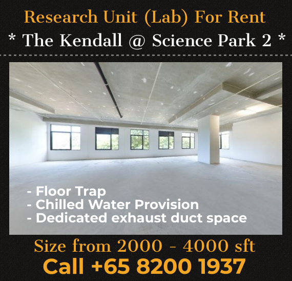 singapore lab for rent science park
