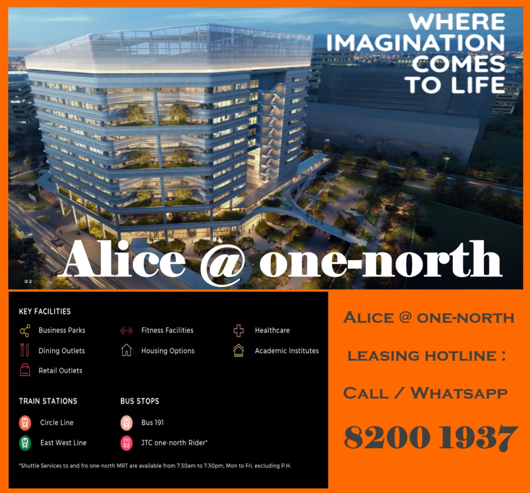 Alice one north office for rent