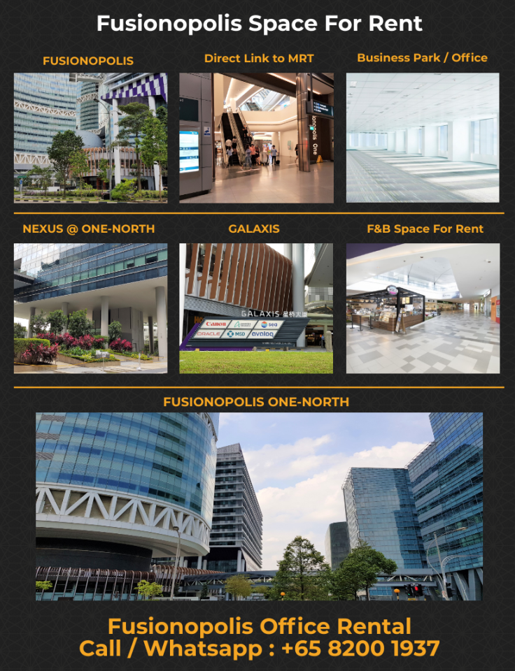 Fusionopolis One north office for rent