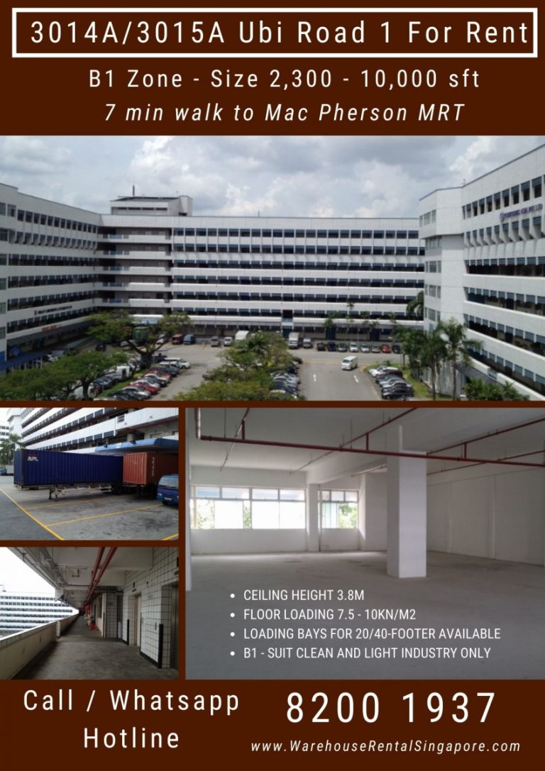 3015A Ubi Rd 1 space rental | Warehouse Rental Singapore