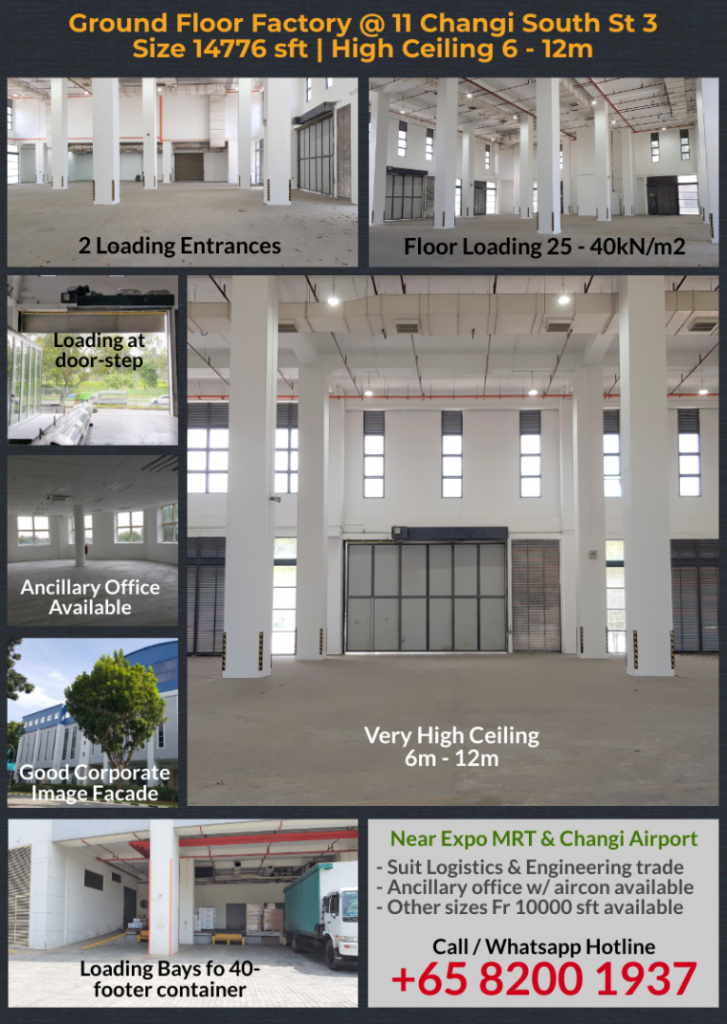 Changi South Warehouse for rent 