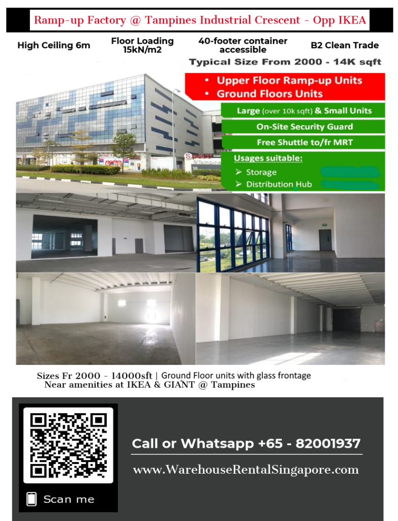 Space at Tampines For Rent