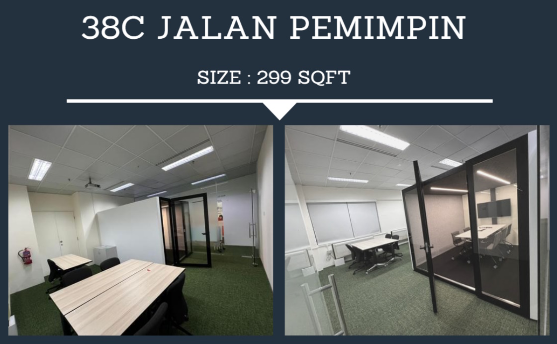 small office for rent Jalan Pemimpin
